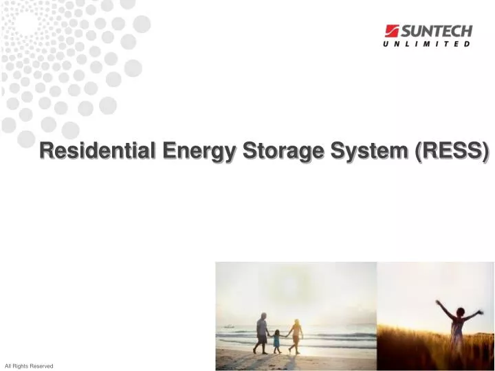 residential energy storage system ress