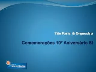 Tito Paris &amp; Orquestra