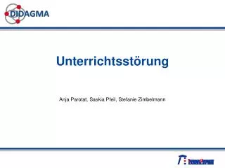unterrichtsst rung