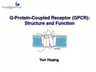 G-Protein-Coupled Receptor (GPCR): Structure and Function