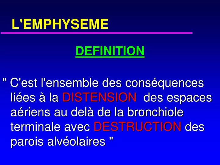 l emphyseme