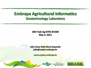 Brief Overview of Embrapa