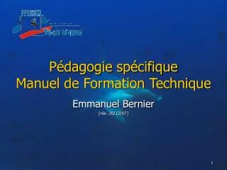 p dagogie sp cifique manuel de formation technique