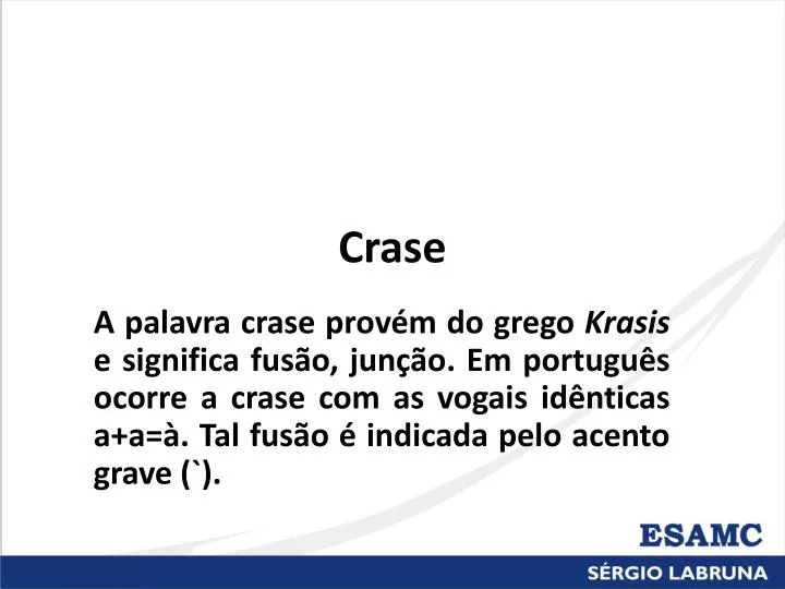 crase