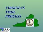 VIRGINIA’S TMDL PROCESS - slide 1