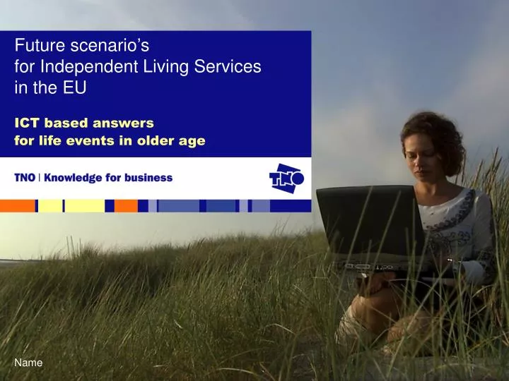 future scenario s for independent living services in the eu