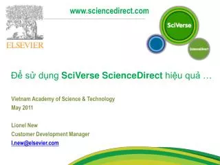 s d ng sciverse sciencedirect hi u qu