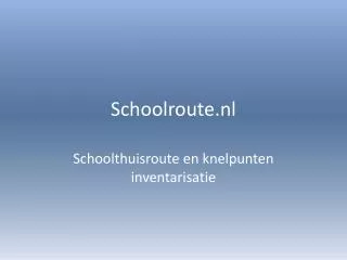 Schoolroute.nl