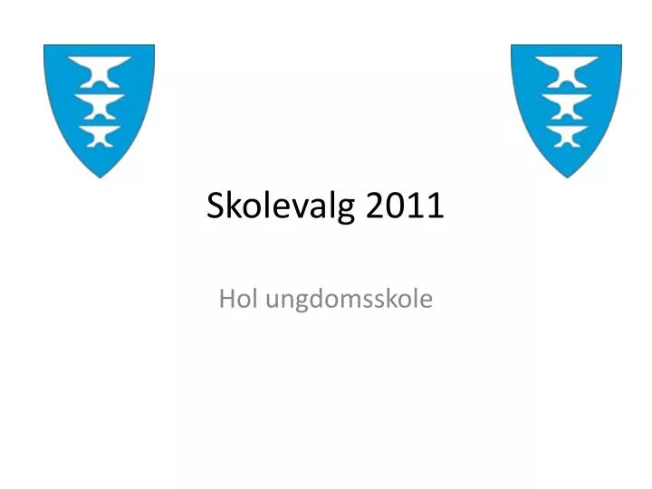 skolevalg 2011