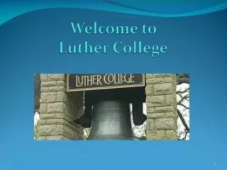 Welcome to Luther College
