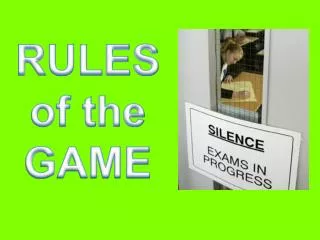 RULES of the GAME