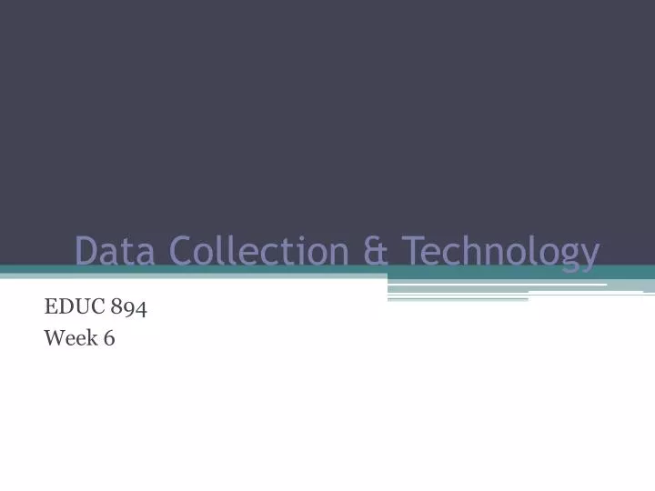 data collection technology