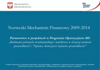 Norweski Mechanizm Finansowy 2009-2014