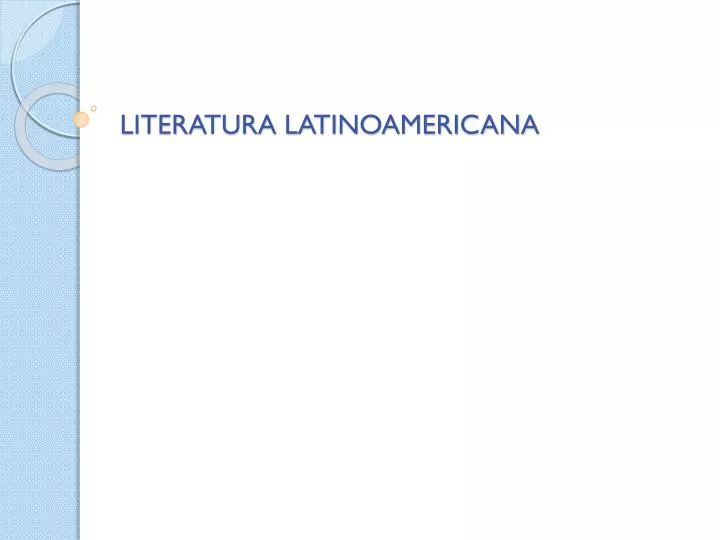 literatura latinoamericana
