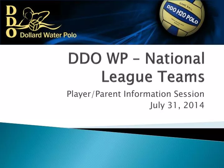 ddo wp national league teams