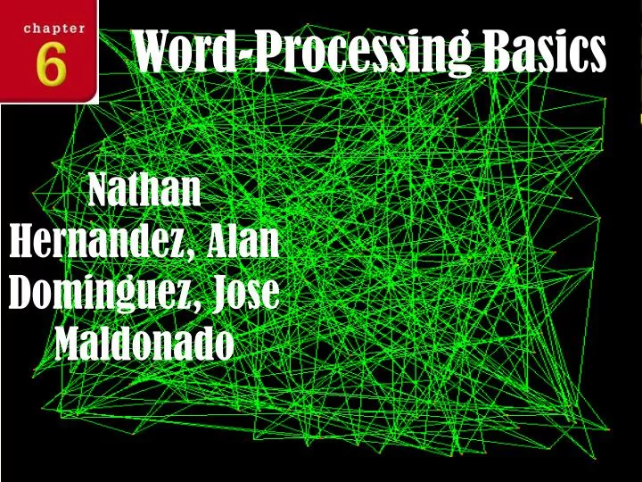 word processing basics