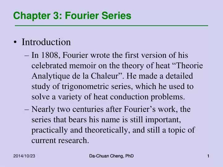 chapter 3 fourier series