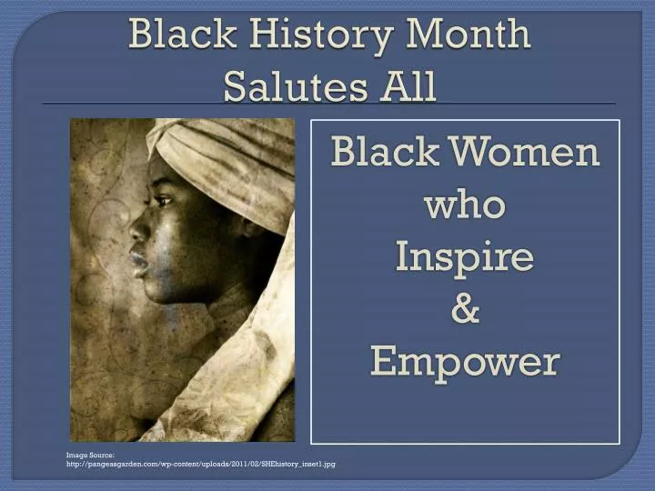 black history month salutes all