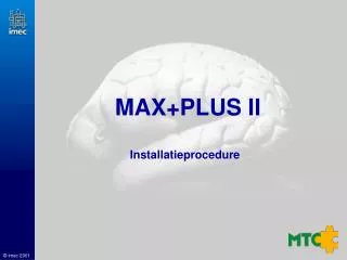 MAX+PLUS II