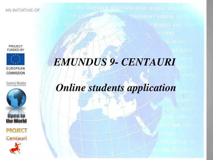 emundus 9 centauri online students application