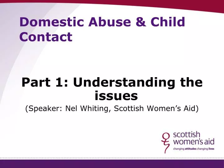 domestic abuse child contact