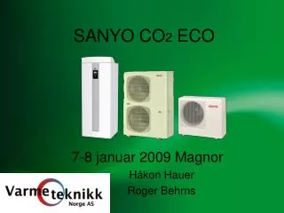 sanyo co 2 eco