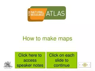 How to make maps