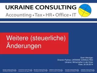 weitere steuerliche nderungen