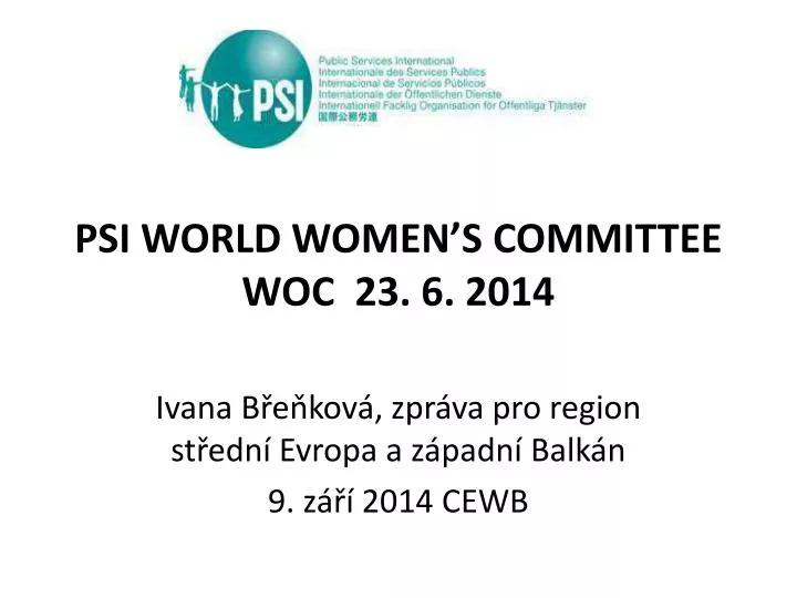 psi world women s committee woc 23 6 2014