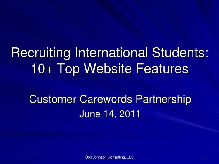 recruiting international students 10 top website features