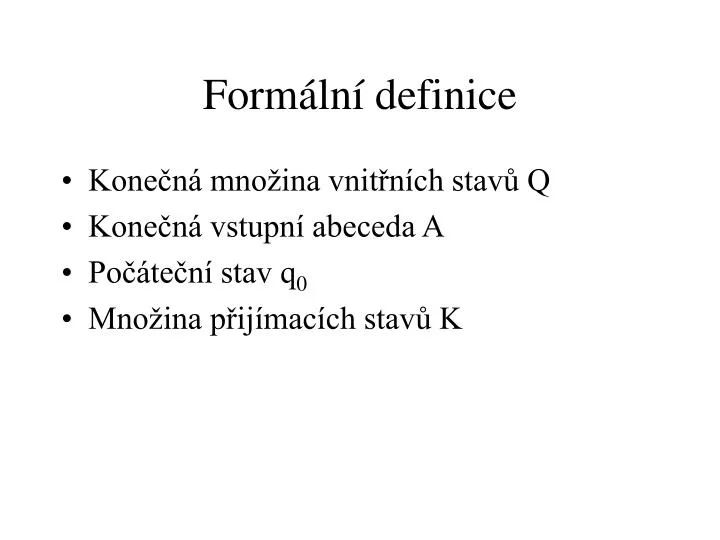 form ln definice