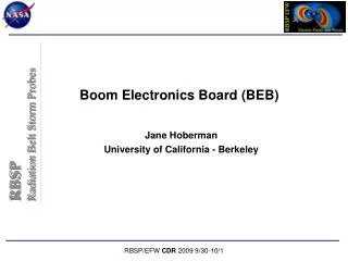 Boom Electronics Board (BEB)
