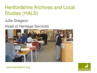 Hertfordshire Archives and Local Studies (HALS)
