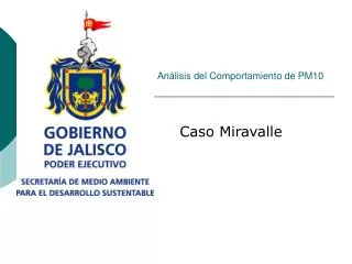 an lisis del comportamiento de pm10