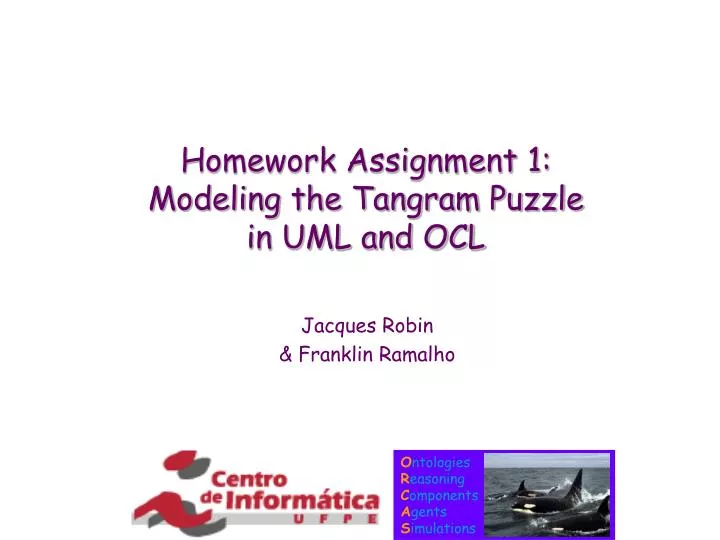 homework assignment 1 modeling the tangram puzzle in uml and ocl