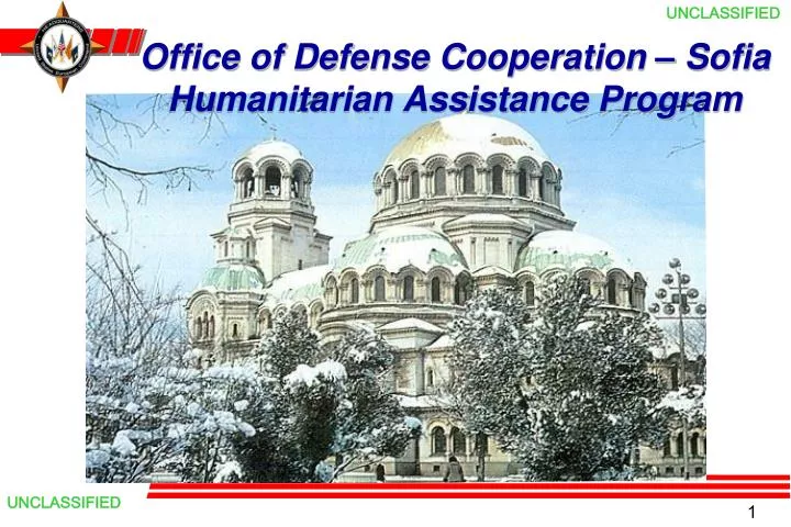 office of defense cooperation sofia humanitarian assistance program