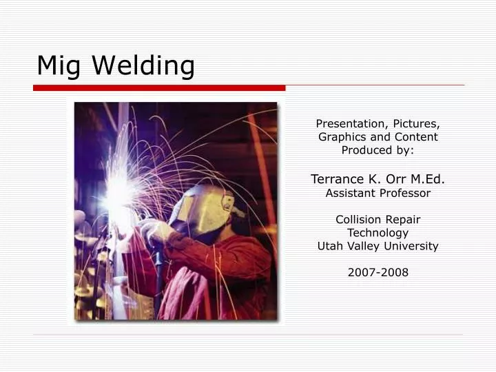 mig welding