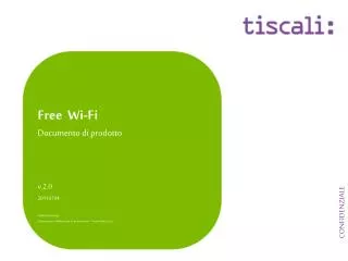 free wi fi documento di prodotto