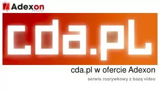 cda pl w ofercie adexon