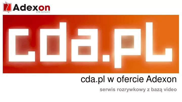 cda pl w ofercie adexon