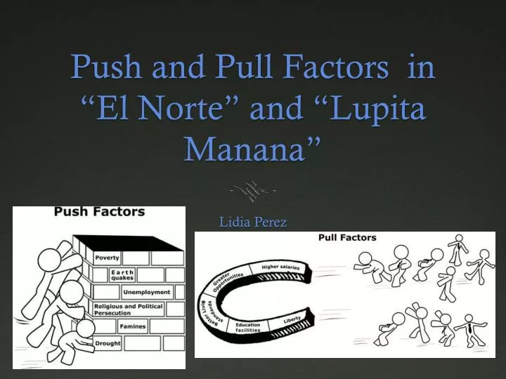 push and pull factors in el norte and lupita manana