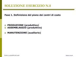 soluzione esercizio n 8