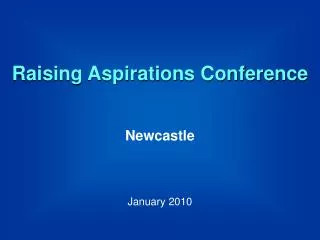Raising Aspirations Conference