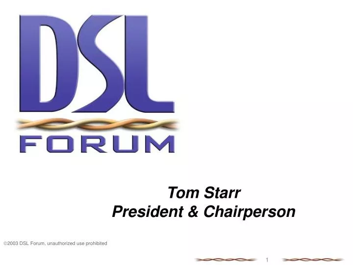 tom starr president chairperson