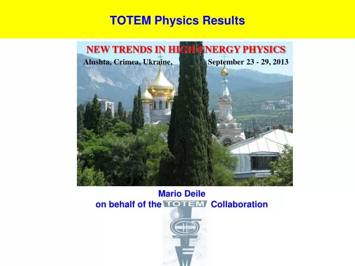 totem physics results