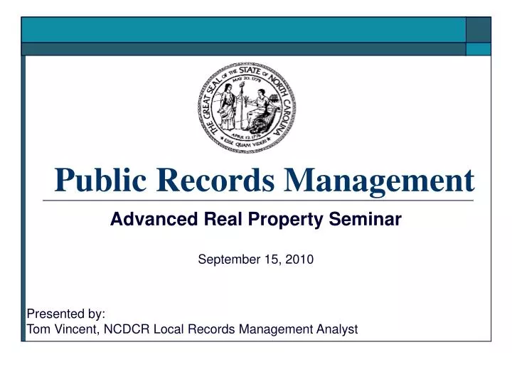 public records management