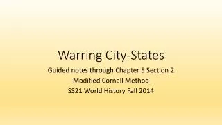 Warring City-States