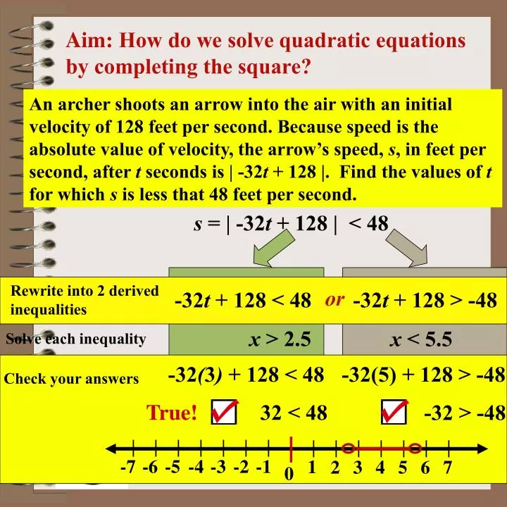 aim how do we solve quadratic equations by completing the square