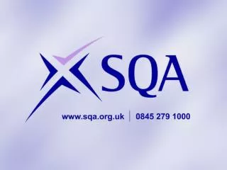 Scott Murphy CfE Liaison Manager Scottish Qualifications Authority Scott.murphy@sqa.uk