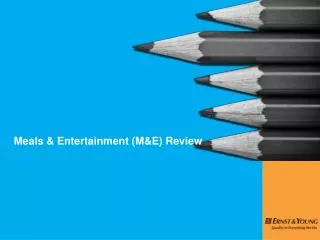 Meals &amp; Entertainment (M&amp;E) Review